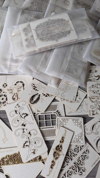 20 Chipboards in Envelope