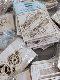 Huge 2kg selection of chipboards for workshops or store