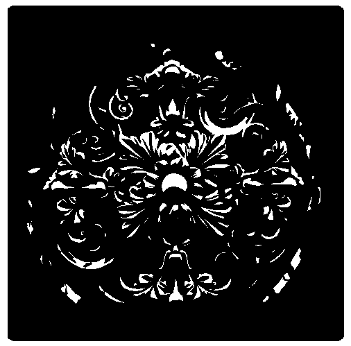 Maremi's Stencil 'BROKEN MANDALA'