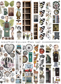 'ScrapYart' Maremi's Papers - Collage Pack - Small Size A5