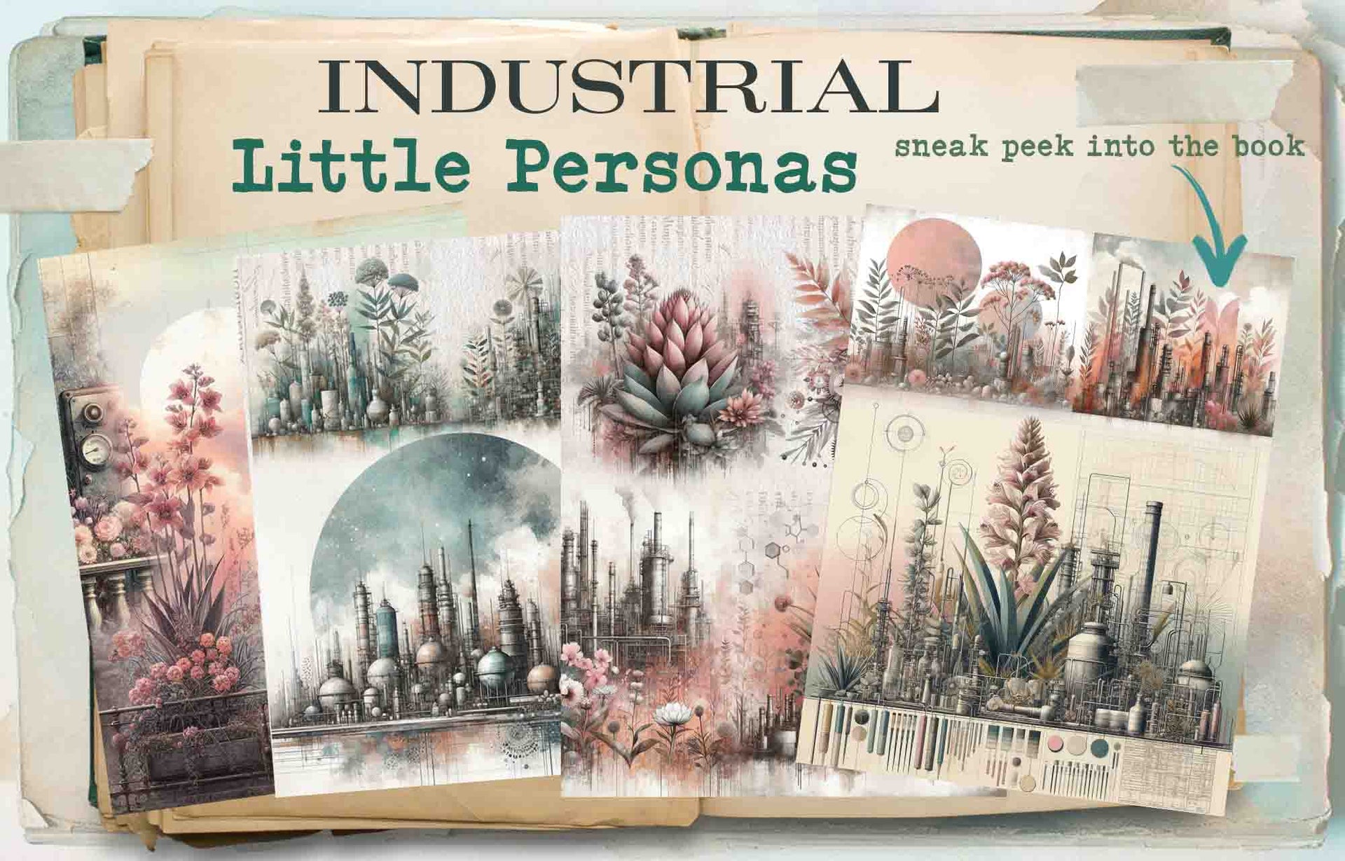 Maremi s Small Art Industrial Collage Pages For Art Journaling Lit Maremi s small art industrial collage pages for art journaling lit
