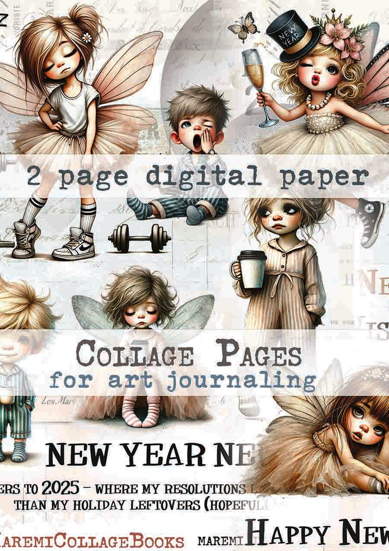 Maremi Collage Page Digital Paper 4 Maremi Small Art Maremi collage page digital paper 4 maremi small art
