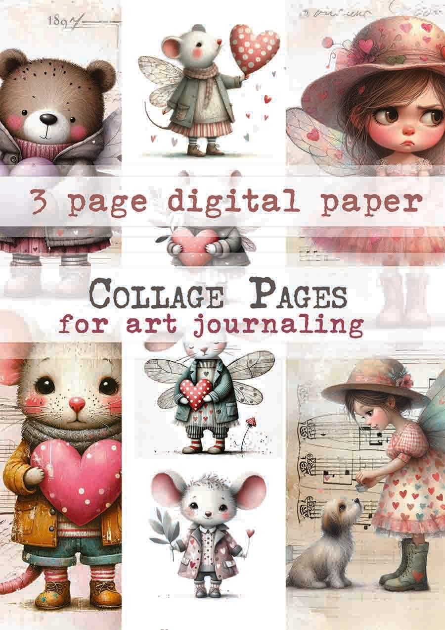 Digital papers maremi small art