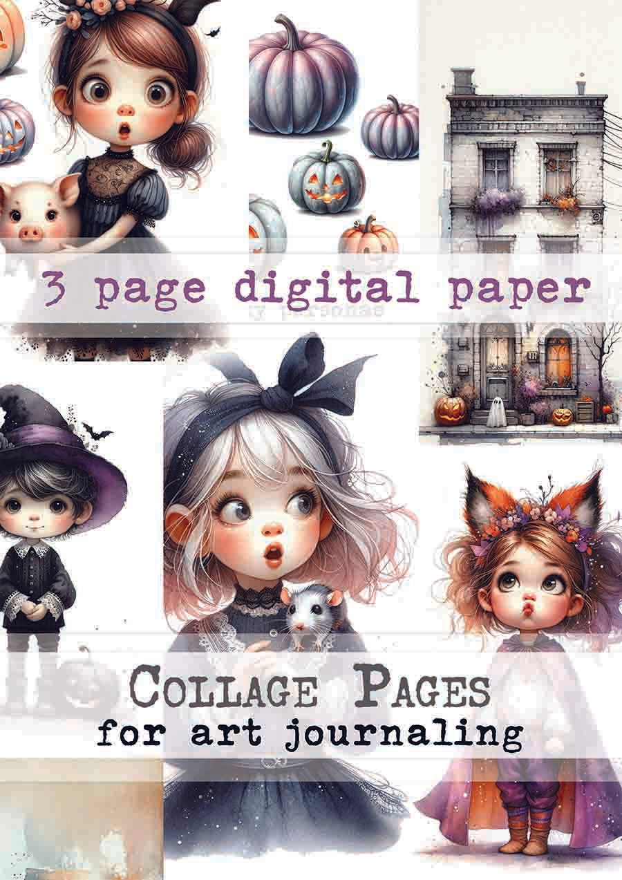 Maremi Collage Page Digital Paper 19