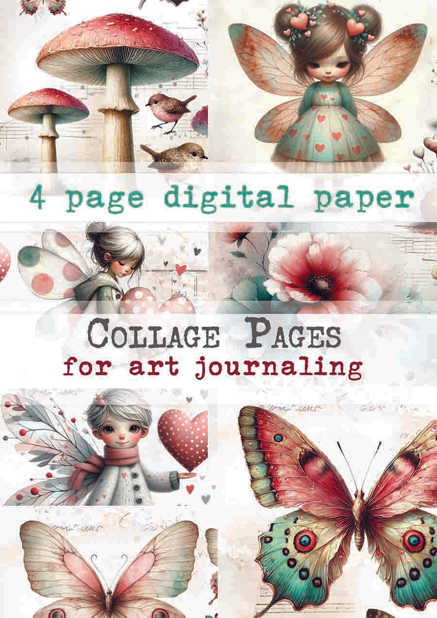 Maremi Collage Page Digital Paper 8
