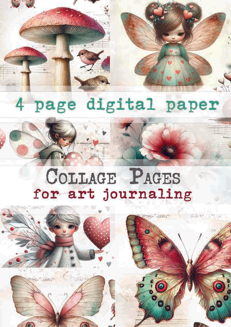 Maremi Collage Page Digital Paper 8