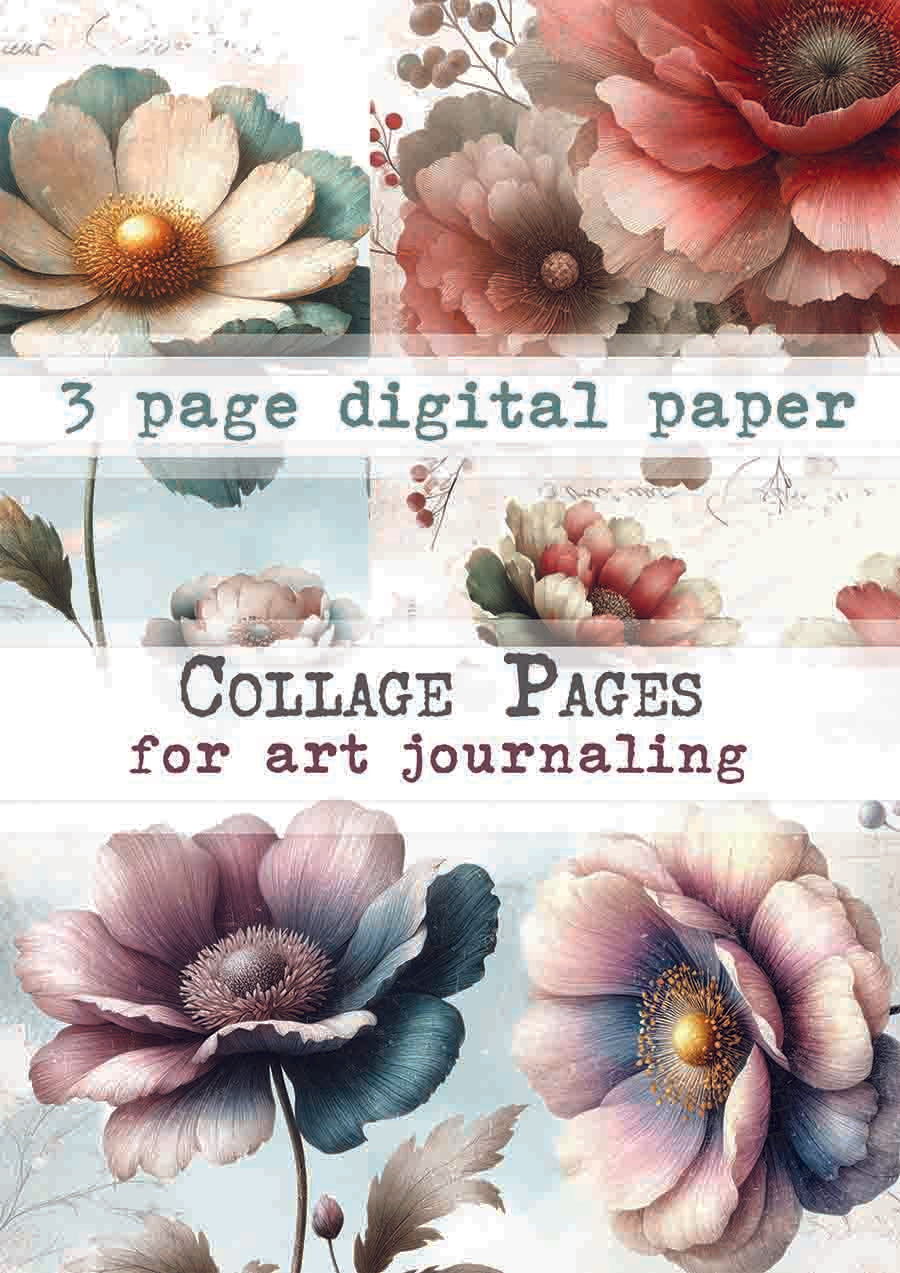 Maremi Collage Page Digital Paper 9