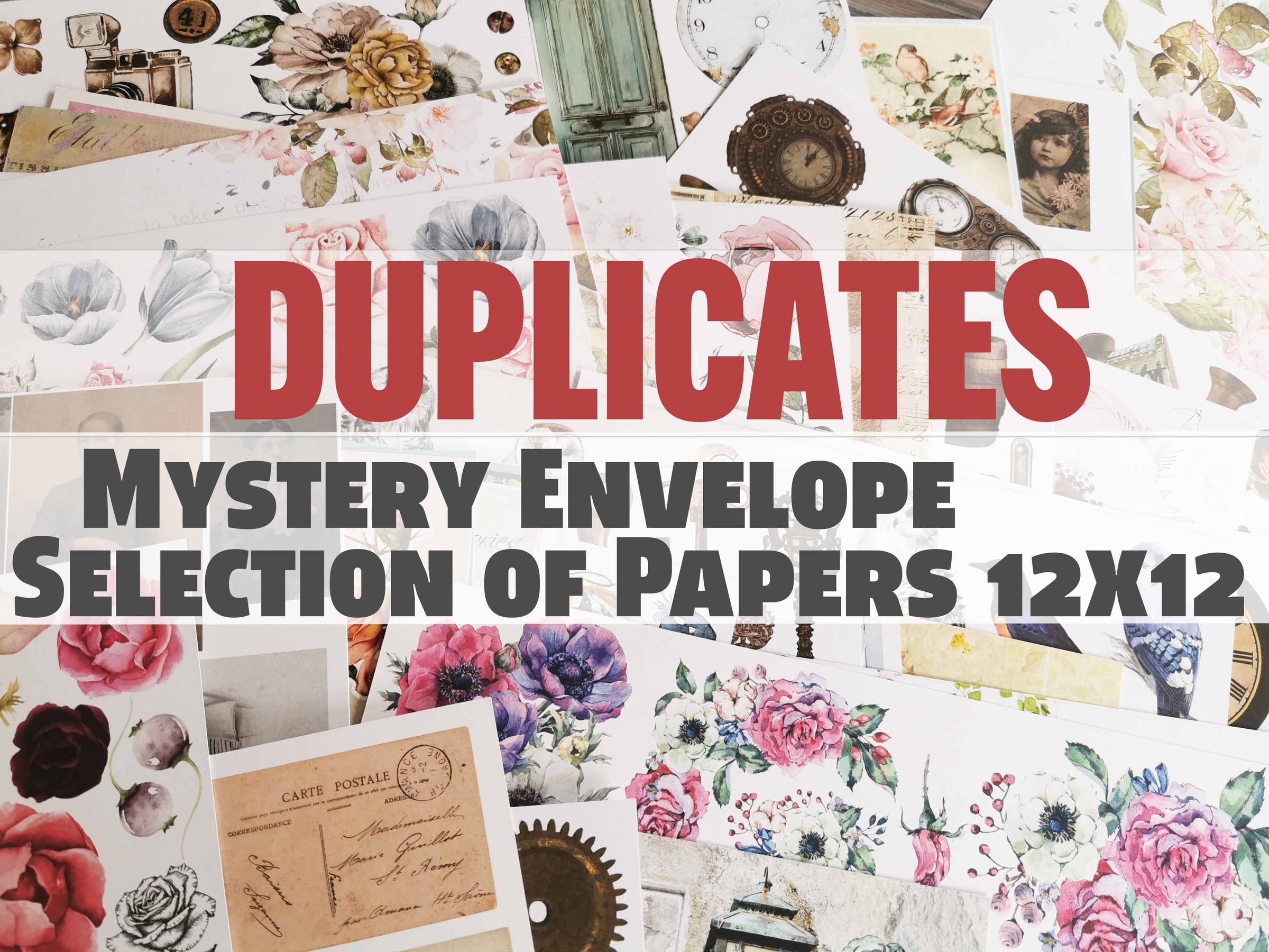 14 Mystery Envelope Papers - SALE