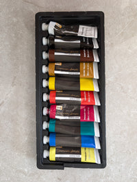 Set of acrylic paints