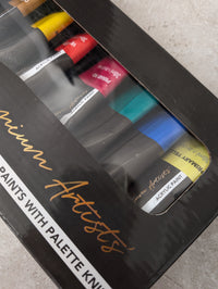 Set of acrylic paints