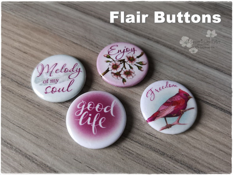 Flair Buttons 'Melody'