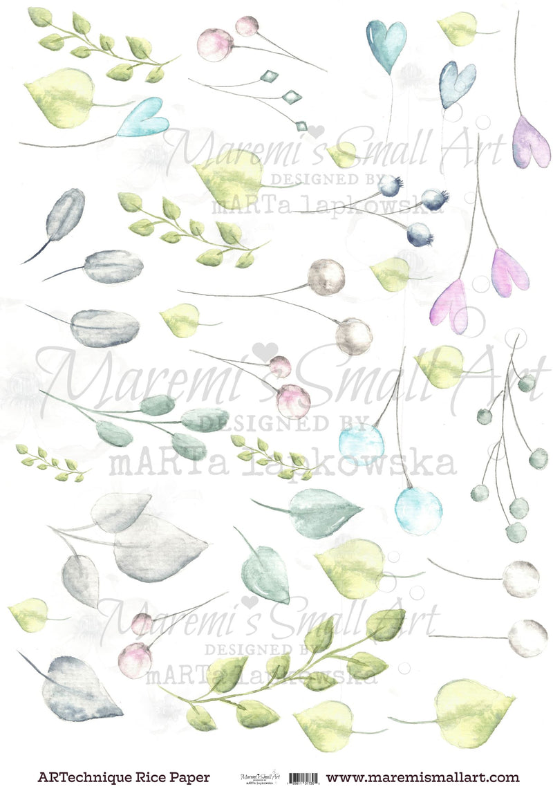 Maremi's Rice Paper 'Foliage'